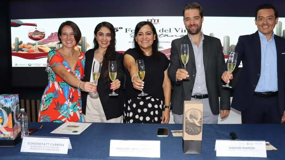 Anuncian 5º Festival del Vino Queretano en Corregidora